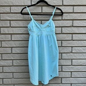 TNA Cotton Summer Mini Dress Teal/Aqua XS